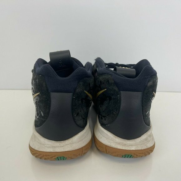 Nike Kyrie 4 Basketball Shoes Pitch Blue Metallic Gold Mens Size 8 - Picture 4 of 7